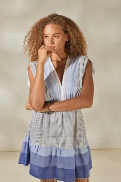 Alem Plunge Mini Dress