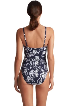 Allora Floral V-Wire One Piece Swimsuit