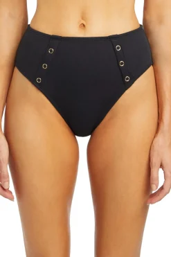 Amy Ribbed High Waist Bikini Bottom