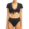 Amy Ribbed Raglan Bikini Top