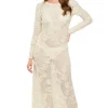 Azalia Crochet Maxi Dress