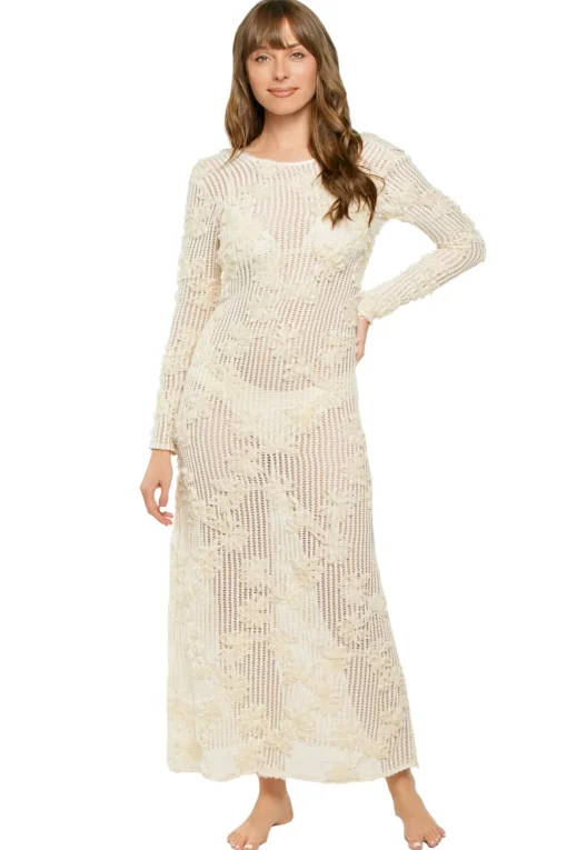 Azalia Crochet Maxi Dress