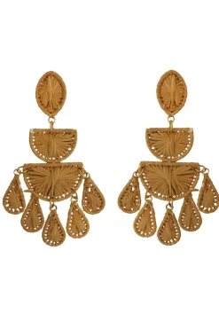 Bali Raffia Drop Earrings