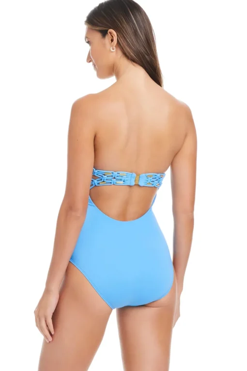 Bandeau Macrame One Piece Swimsuit