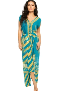 Beaded Caftan Dress