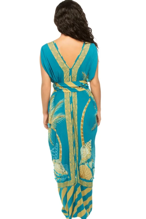 Beaded Caftan Dress