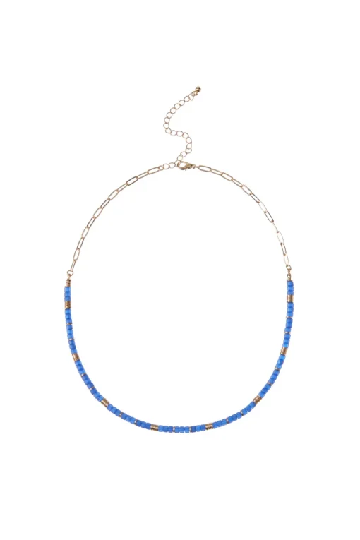 Beaded Stone Necklace