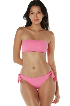 Coral Bandeau Bikini Top