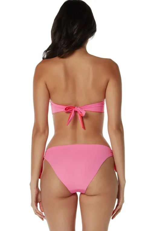 Coral Bandeau Bikini Top