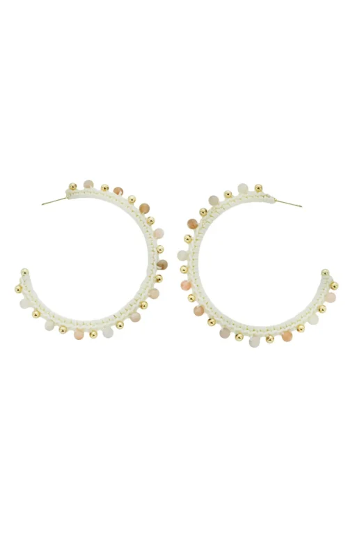 Crochet Hoop Earrings
