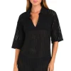 Crochet V-Neck Cover Tunic