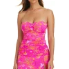 Desert Bloom Bandeau Tankini Top