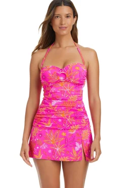Desert Bloom Bandeau Tankini Top