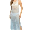 Dip Dye Crochet Midi Dress