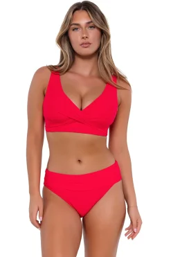 Elsie Underwire Bralette Bikini Top (D+ Cup)