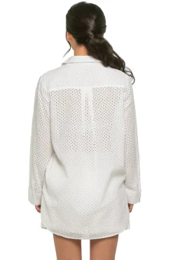 Eyelet Cove Boyfriend Shirt