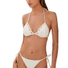 Eyelet Naya Triangle Bikini Top