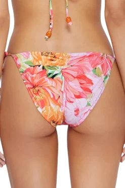 Flora Embroidered Tie Side Hipster Bikini Bottom