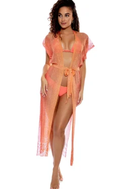 Fringe Long Kimono