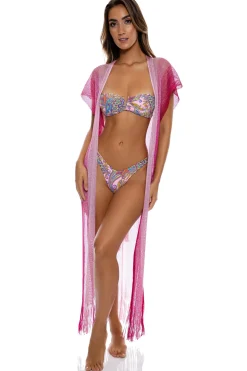 Fringe Long Kimono