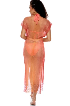 Fringe Long Kimono