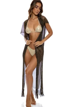 Fringe Long Kimono