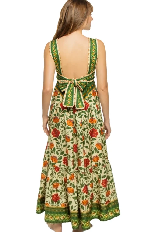 Garden Tapestry Maxi Dress