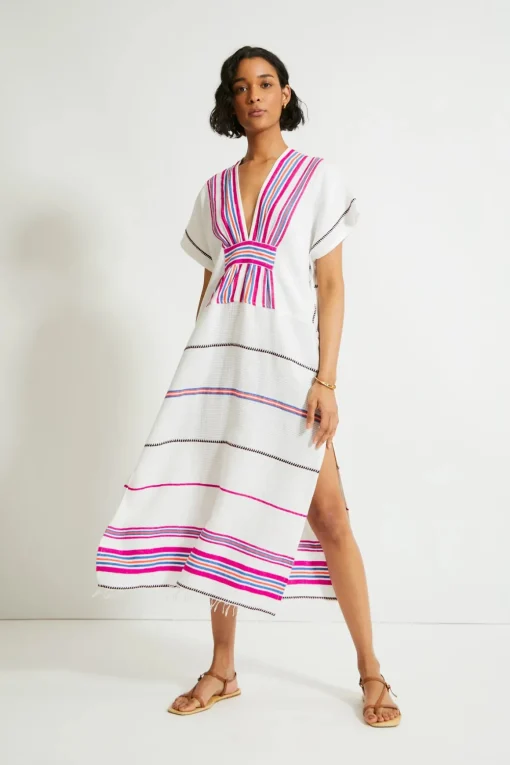 Gasira Plunge Caftan