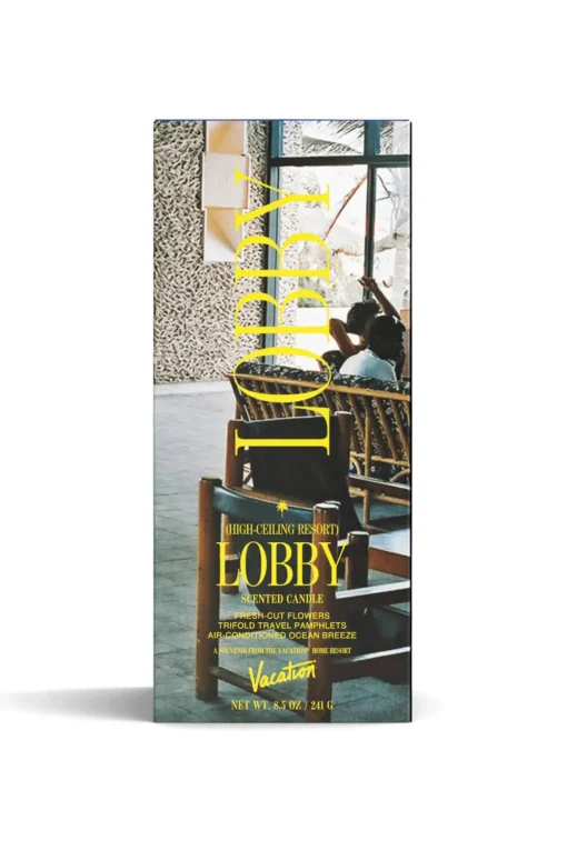 High Ceiling Resort Lobby Candle