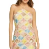 High Neck Mini Dress