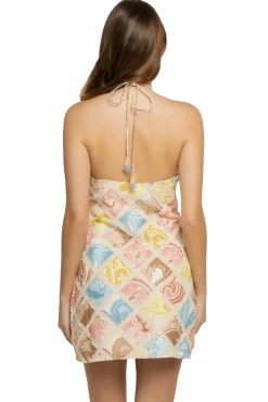 High Neck Mini Dress