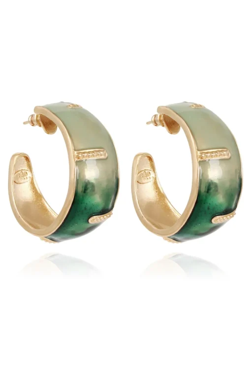 Idra Wide Hoop Earrings
