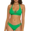 Keira Halter Banded Bikini Top