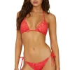 Lace Triangle Bikini Top
