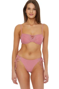 Lace Up Bralette Bikini Top