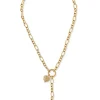 Linden Toggle Medallion Necklace