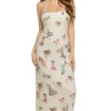 Lyra Tie Back Midi Dress