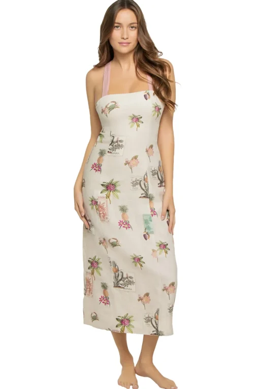 Lyra Tie Back Midi Dress
