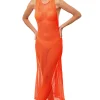 Mesh Midi Dress