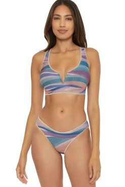 Miranda Banded V-Front Bikini Top (D+ Cup)