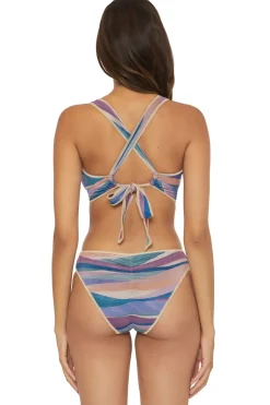 Miranda Banded V-Front Bikini Top (D+ Cup)