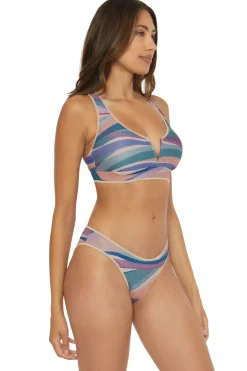 Miranda Banded V-Front Bikini Top (D+ Cup)