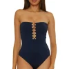 Monaco Bandeau One Piece Swimsuit
