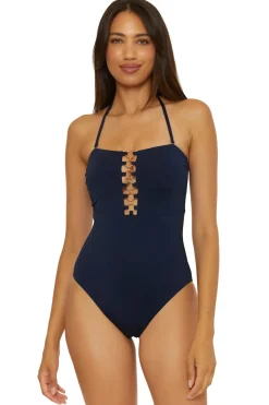 Monaco Bandeau One Piece Swimsuit
