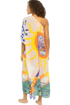 Naviago Asymmetrical Maxi Dress