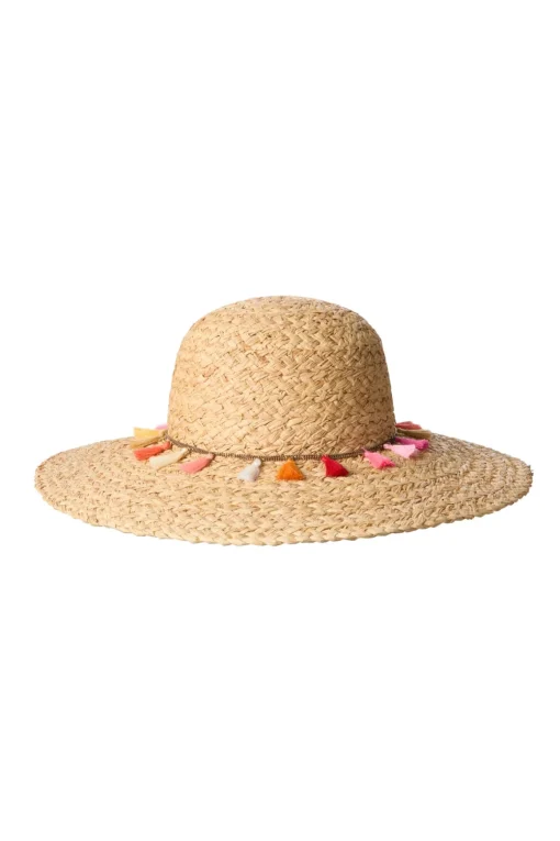 Neon Tassel Sun Hat