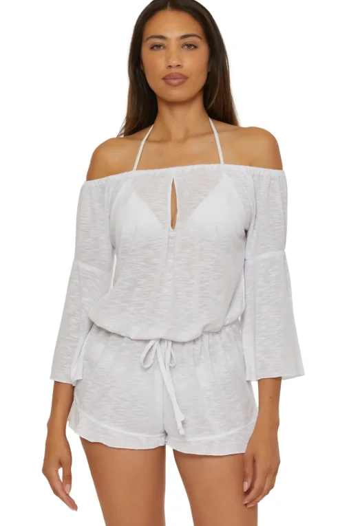 Off Shoulder Romper