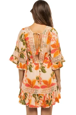 Papaya Mini Dress