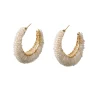 Pearl Hoop Earrings