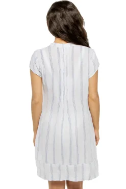Regina Stripe V-Neck Tunic